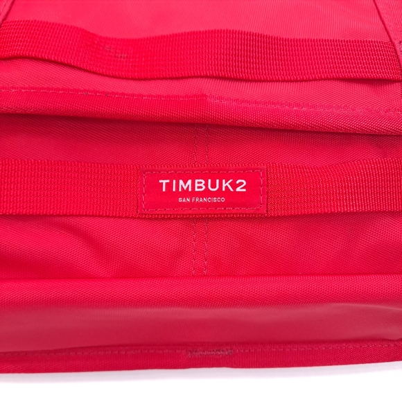 Timbuk2 Catapult Sling Messenger Bag Flame Red Padded Shoulder Bag Backpack - Picture 3 of 16